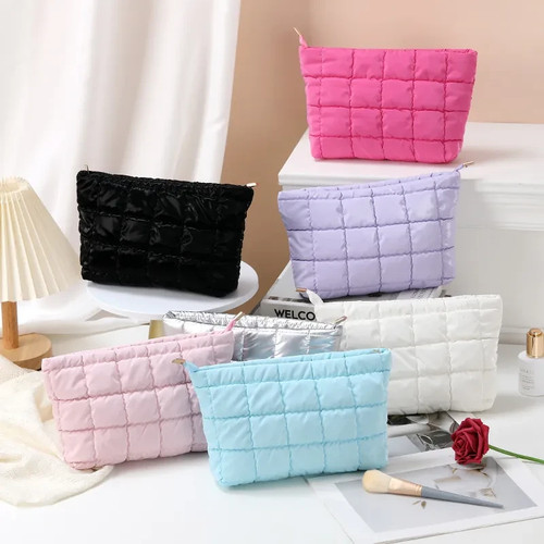 New baby blue large quilted - new,