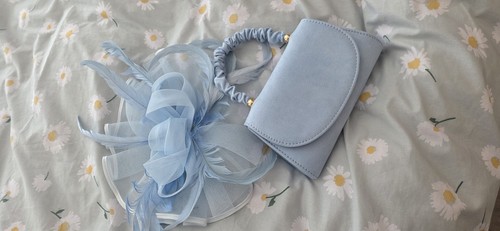 Ladies baby blue wedding guest - blue,