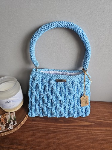 Handmade baby blue - blue, luxury