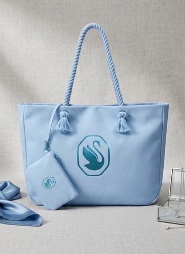 Swarovski tote bag baby - swarovski, blue