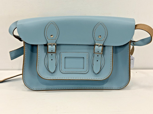 Handmade leather satchel - handmade,