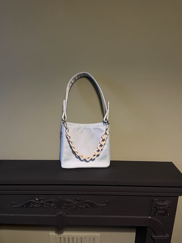 Hvisk baby blue handbag - baby, with